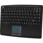 Adesso Mini Touchpad Keyboard (Black, USB)
